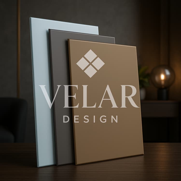 Cores disponíveis para espelhos