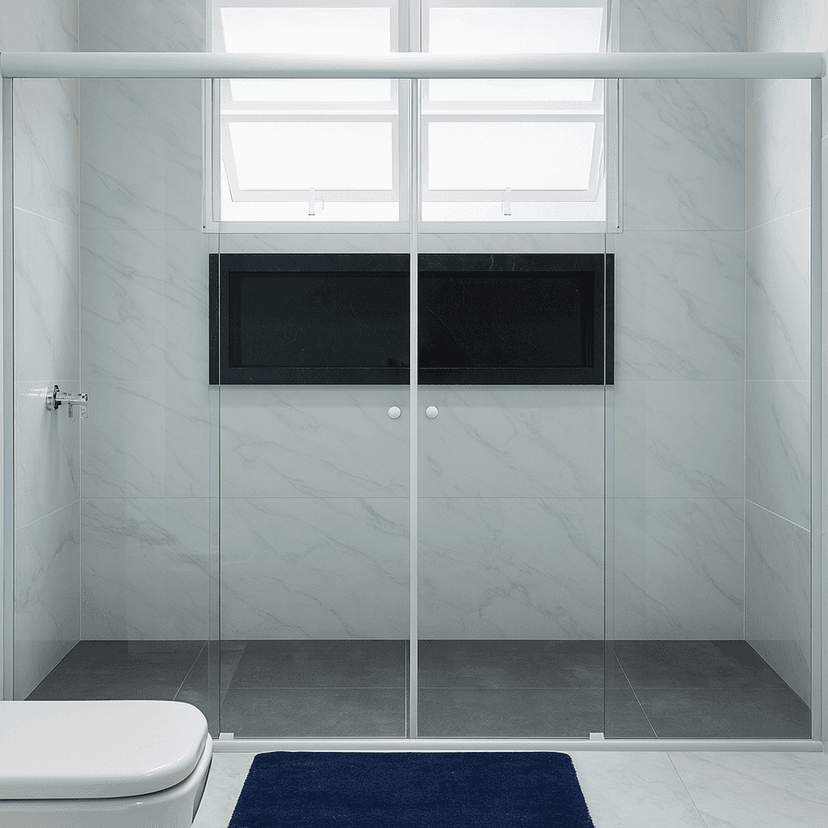 Imagem Box de vidro temperado.